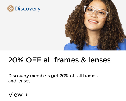 Get 20% off all frames and lenses