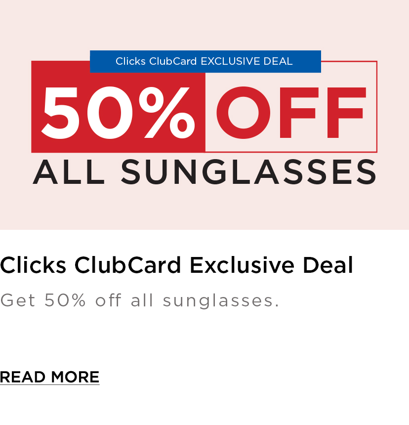 50% OFF All Sunglasses