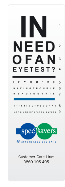 Farsighted Vision Test Chart